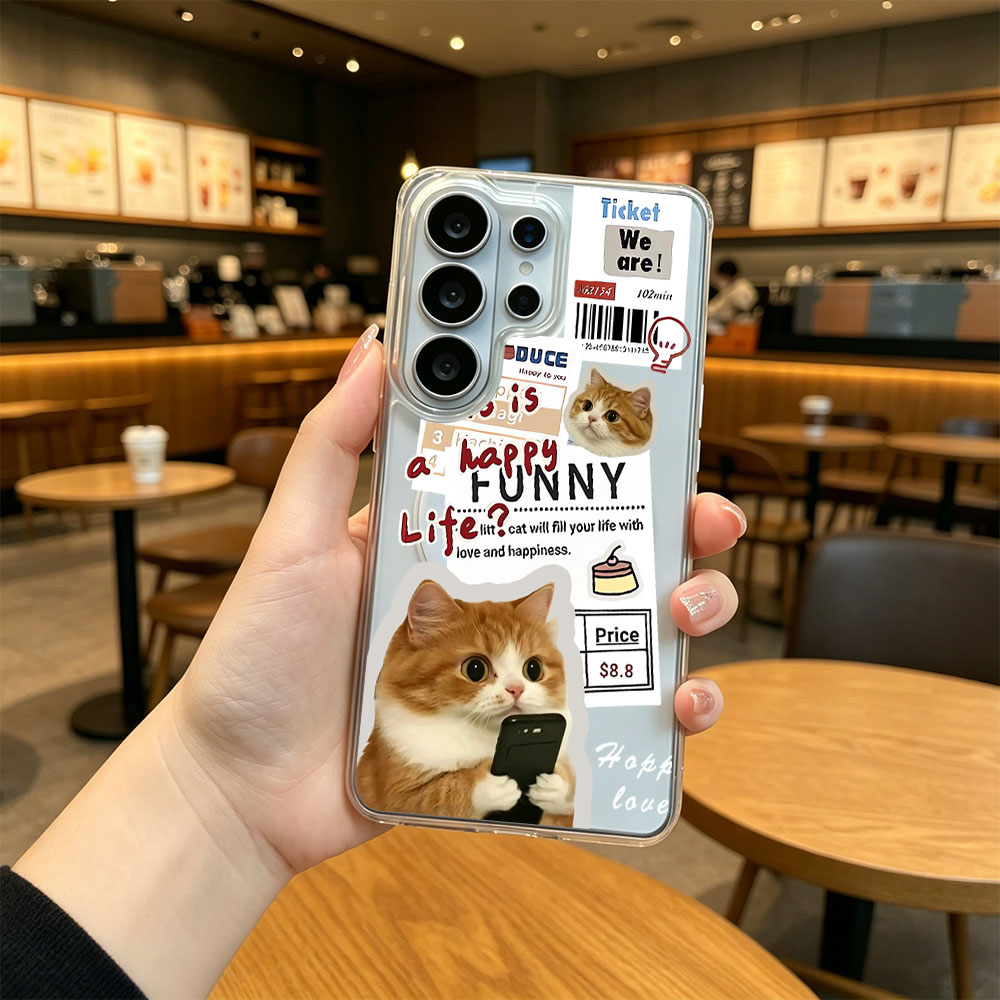 Phone Case Clear - 透明アクリル製マグネット式スマホケース Samsung Galaxy S26 S25 S24