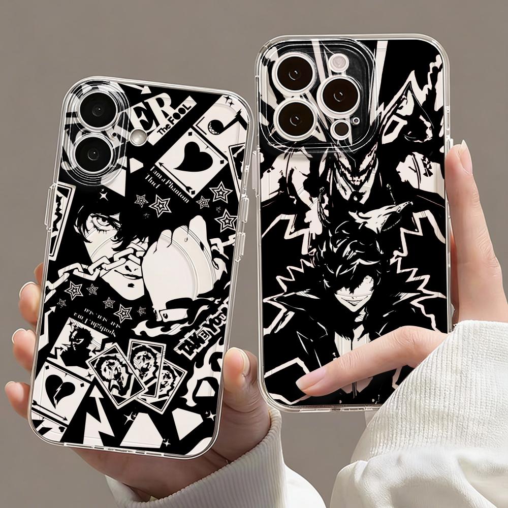 Phone Case Clear - ゲームP-Persona 5 スマホケース マグネット式クリアケース iPhone 17