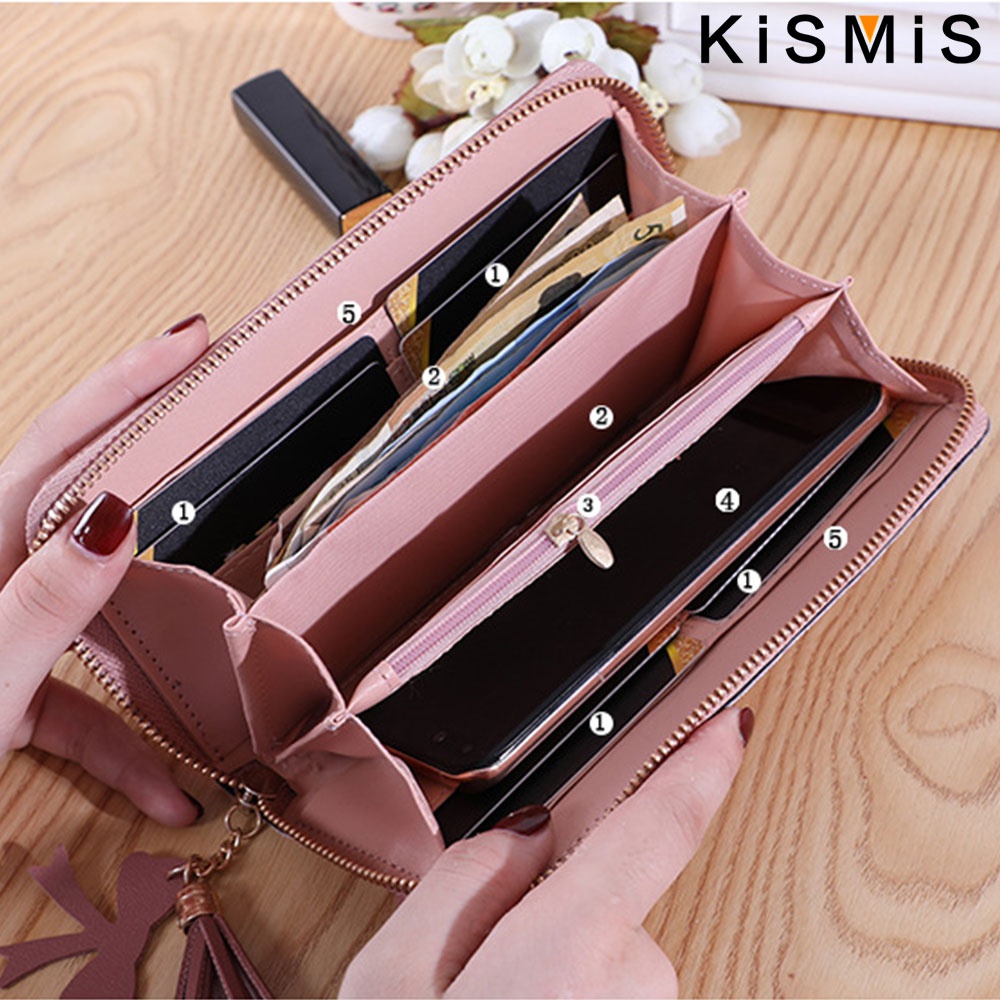 女性用財布 韓国風 パッチワーク クラッチバッグ 大容量 カ - Phone Accessories Design Shop のレビューと価格