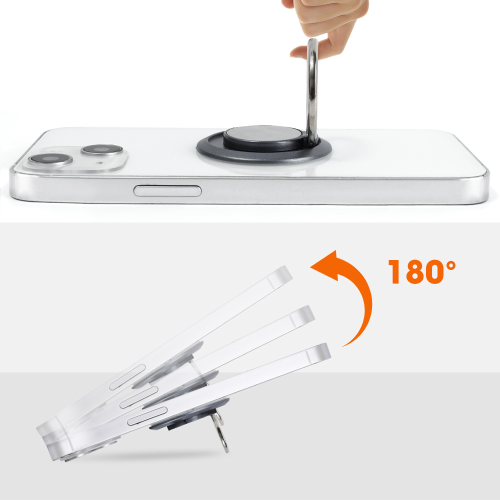 360度回転式フィンガーリング型スマホホルダー スタンドグリ - Phone Accessories Website のレビューと価格