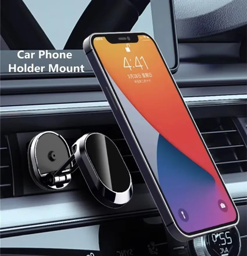マグネット式車載電話ホルダー マグネット式電話ブラケット 折 - Phone Accessories Website のレビューと価格