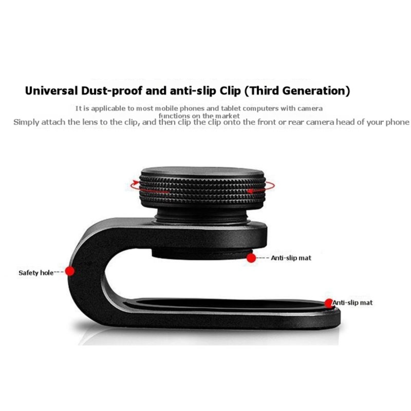 ● ABYN-2個入りユニバーサルレンズフォンクリップ モバ - Lens Camera Clip のレビューと価格