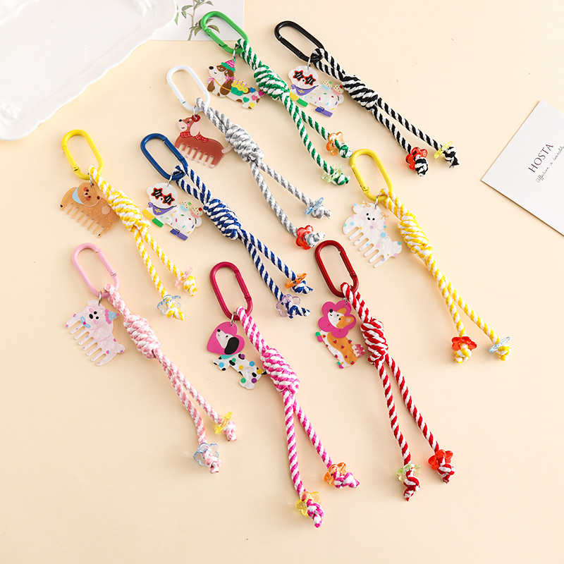 電話用ストラップ、ドーパミンカラーのアクリル製ミニコーム（女 - Ysl Phone Accessories のレビューと価格