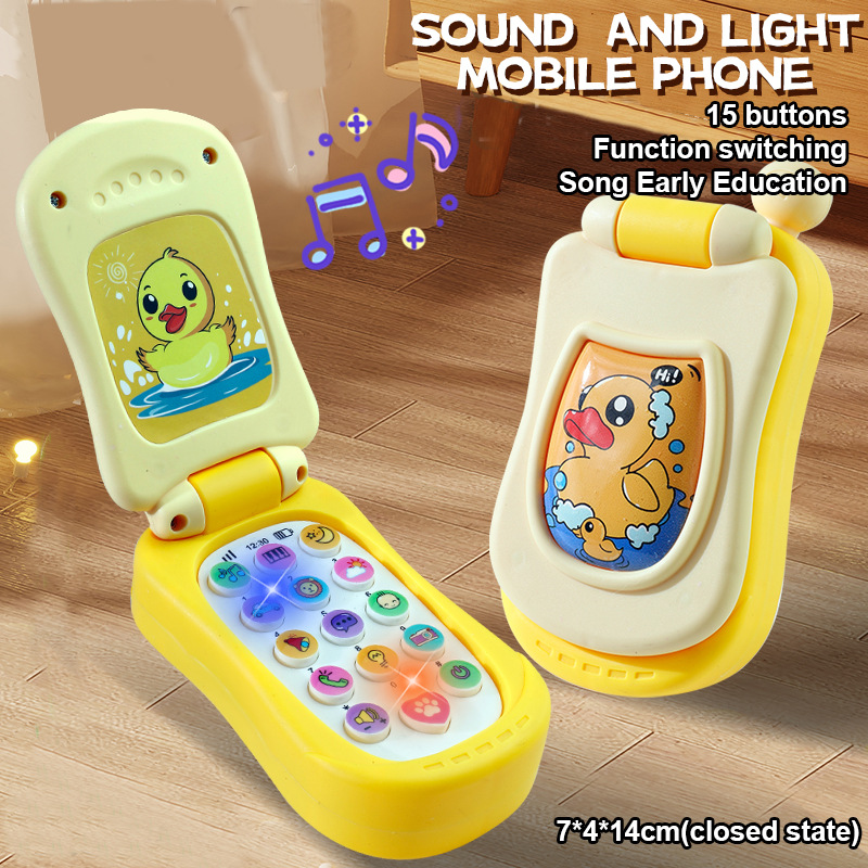 パズル早期教育音楽携帯電話漫画シミュレーションフリップ電話赤 - Phone Accessories Baby のレビューと価格