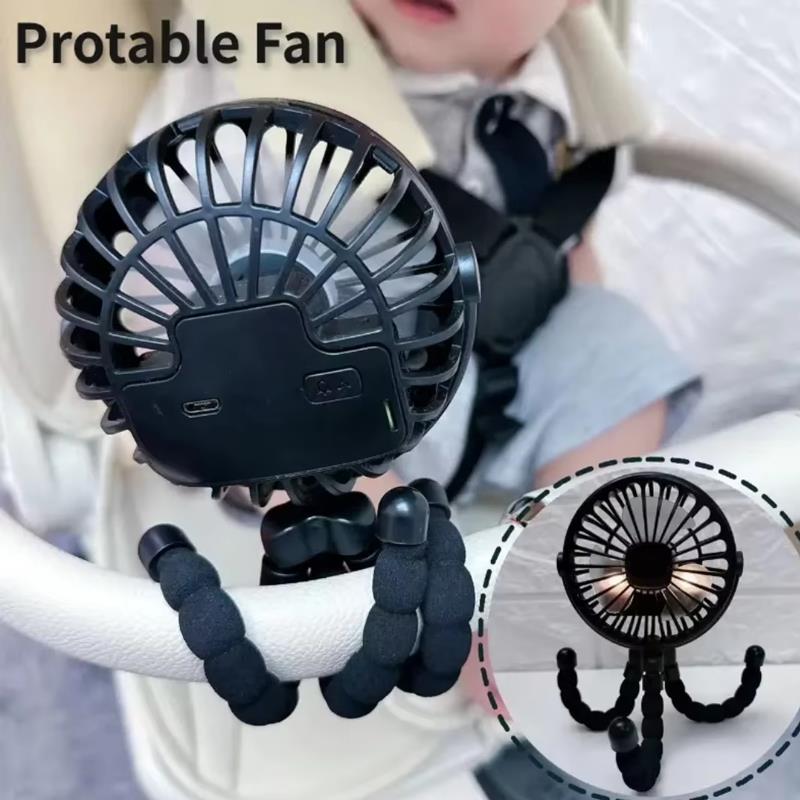 ベビー 3 スピードベビーカーミニファンライト付きポータブル - Phone Accessories Baby のレビューと価格