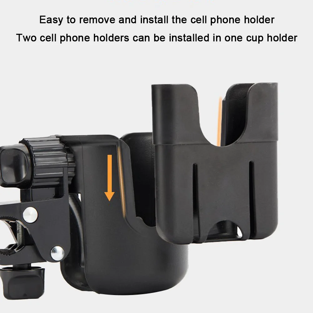 ベビーカー用ユニバーサル2-in-1カップホルダーアクセサリ - Phone Accessories Baby のレビューと価格