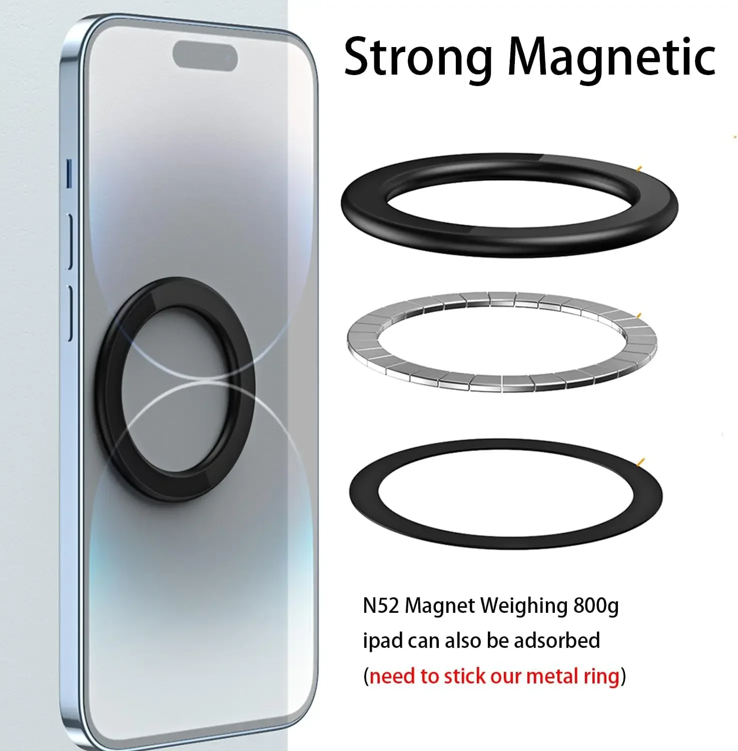 MagSafe対応 磁気リングホルダー 強力マグネット 携帯 - Phone Accessories Website のレビューと価格