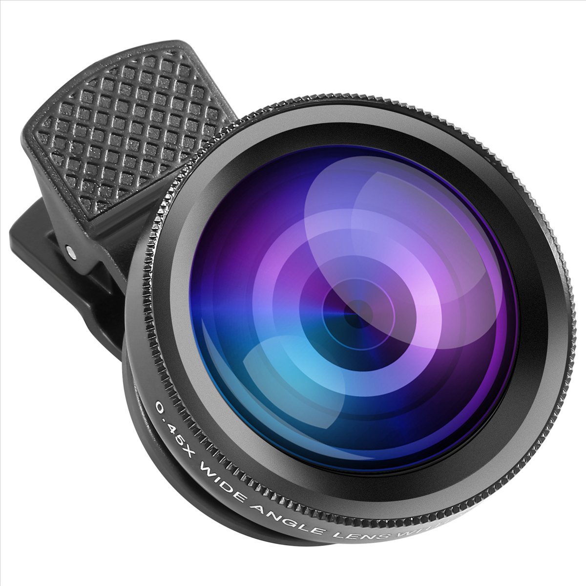 SCLS魚眼レンズ、0.45倍HDカメラレンズマクロクリップ - Lens Camera Clip のレビューと価格