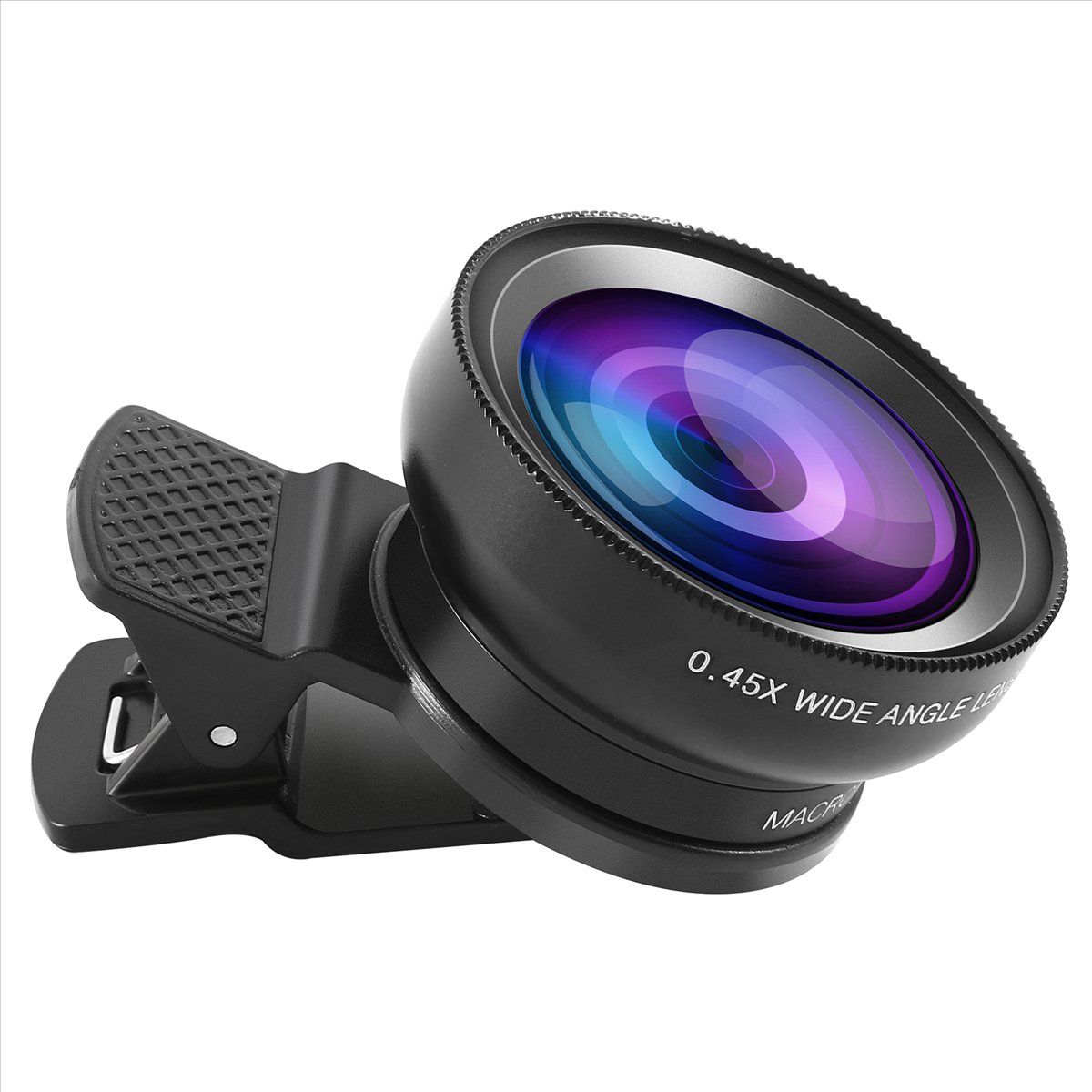 SCLS魚眼レンズ、0.45倍HDカメラレンズマクロクリップ - Lens Camera Clip のレビューと価格