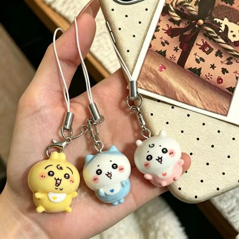 ちいかわ ハチワレ モモンガ レジンキーホルダー スマホスト - Phone Accessories Baby のレビューと価格