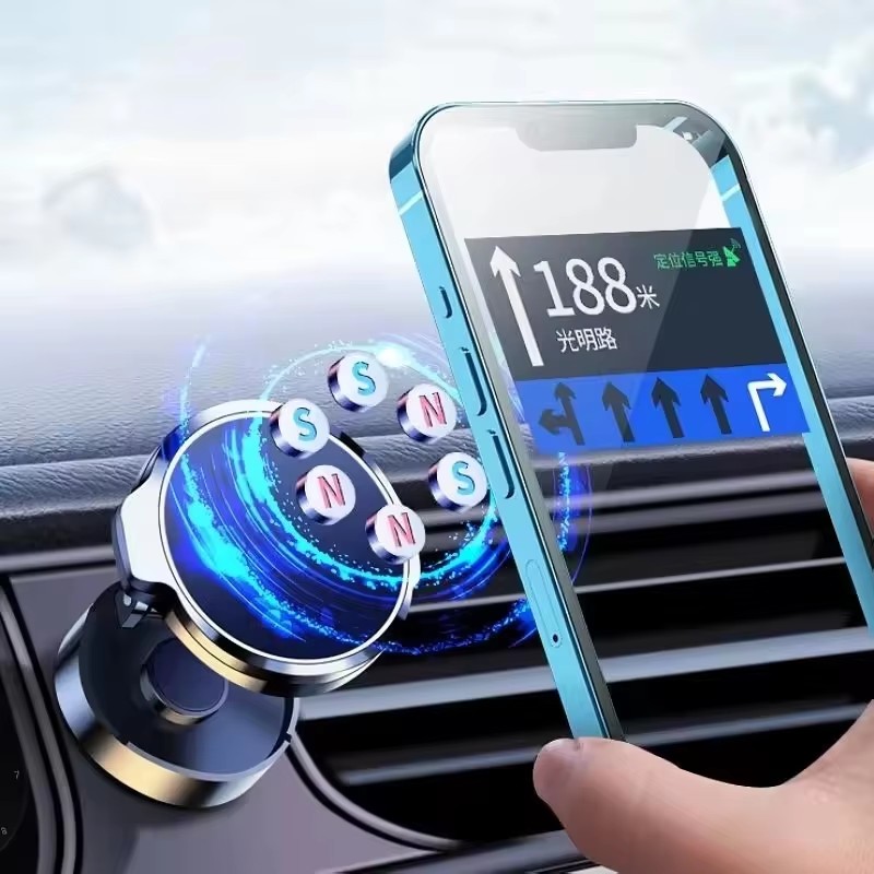 丸型折りたたみ式マグネットカーホルダー 360度回転式携帯電 - Phone Accessories Website のレビューと価格