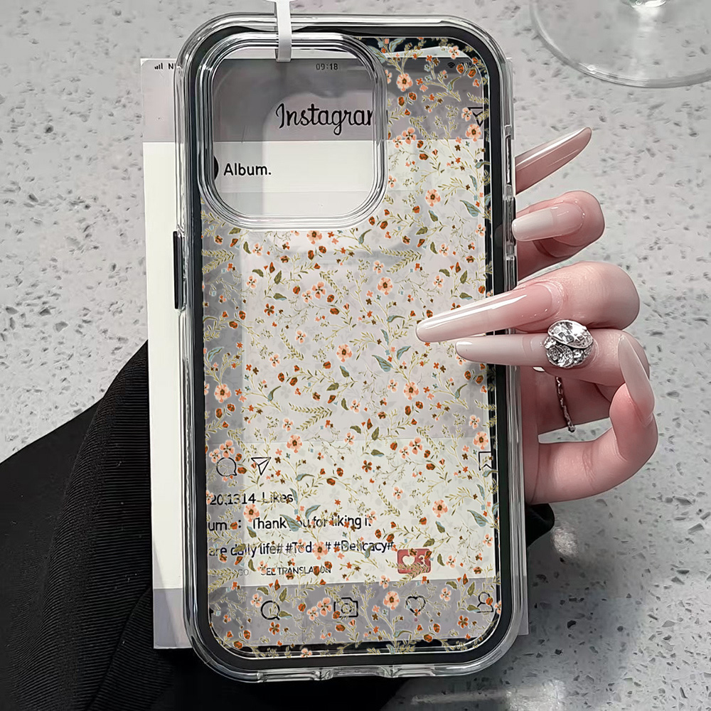 野生の花柄クリアスマホケース iPhone 17 13 16 - Phone Case Clear のレビューと価格