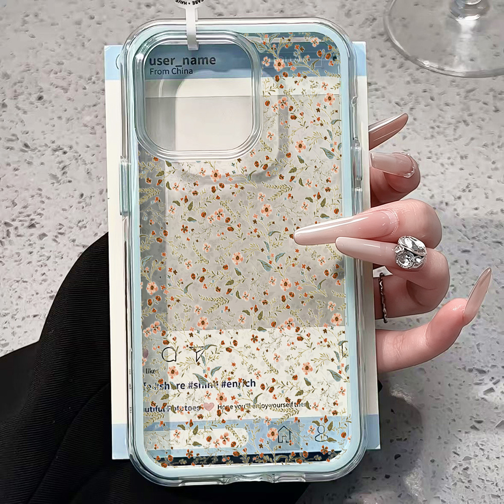 野生の花柄クリアスマホケース iPhone 17 13 16 - Phone Case Clear のレビューと価格