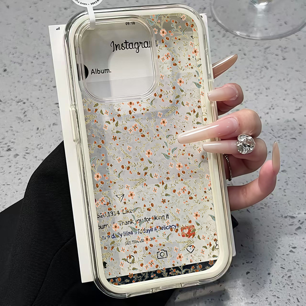 野生の花柄クリアスマホケース iPhone 17 13 16 - Phone Case Clear のレビューと価格