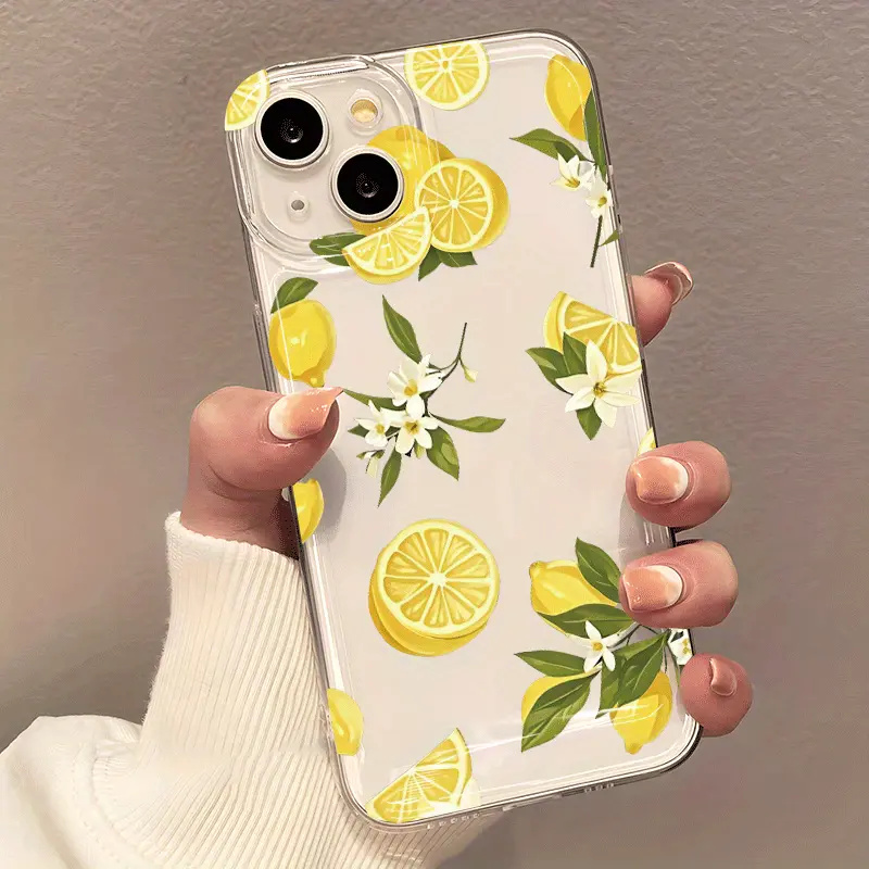サマーフルーツレモンフラワークリアスマホケース Samsun - Phone Case Clear のレビューと価格